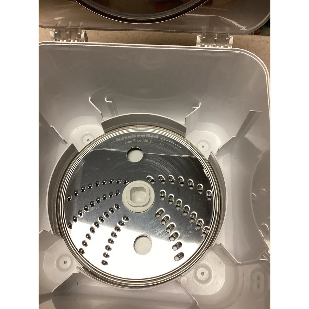KitchenAid 13 Cup Food Processor Attachments Blades Disks w/ Storage Box